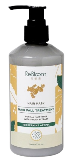 Bare Living Re:Bloom Hair Fall Rescue Shampoo 300ml + Hair Fall Treatment Mask 300ml Set